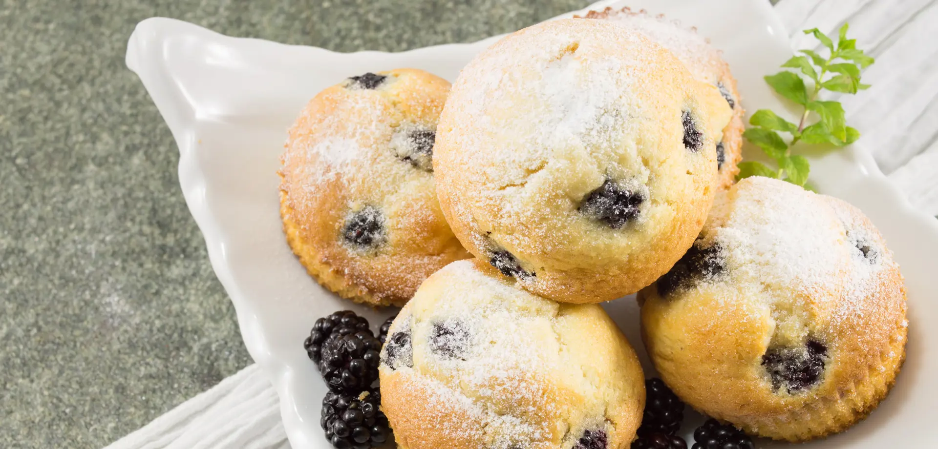 Blackberry muffins