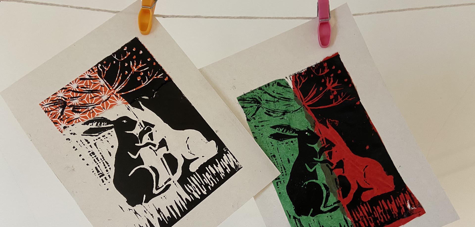 SUNDAY WORKS アートプリント Reduction Print Weekend Workshop