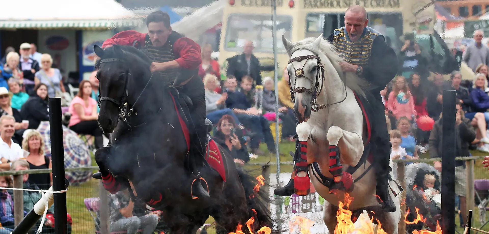 Daredevil Motorbike Riders and Fierce Cossack Warriors Bring the Thrills to Chatsworth Country Fair