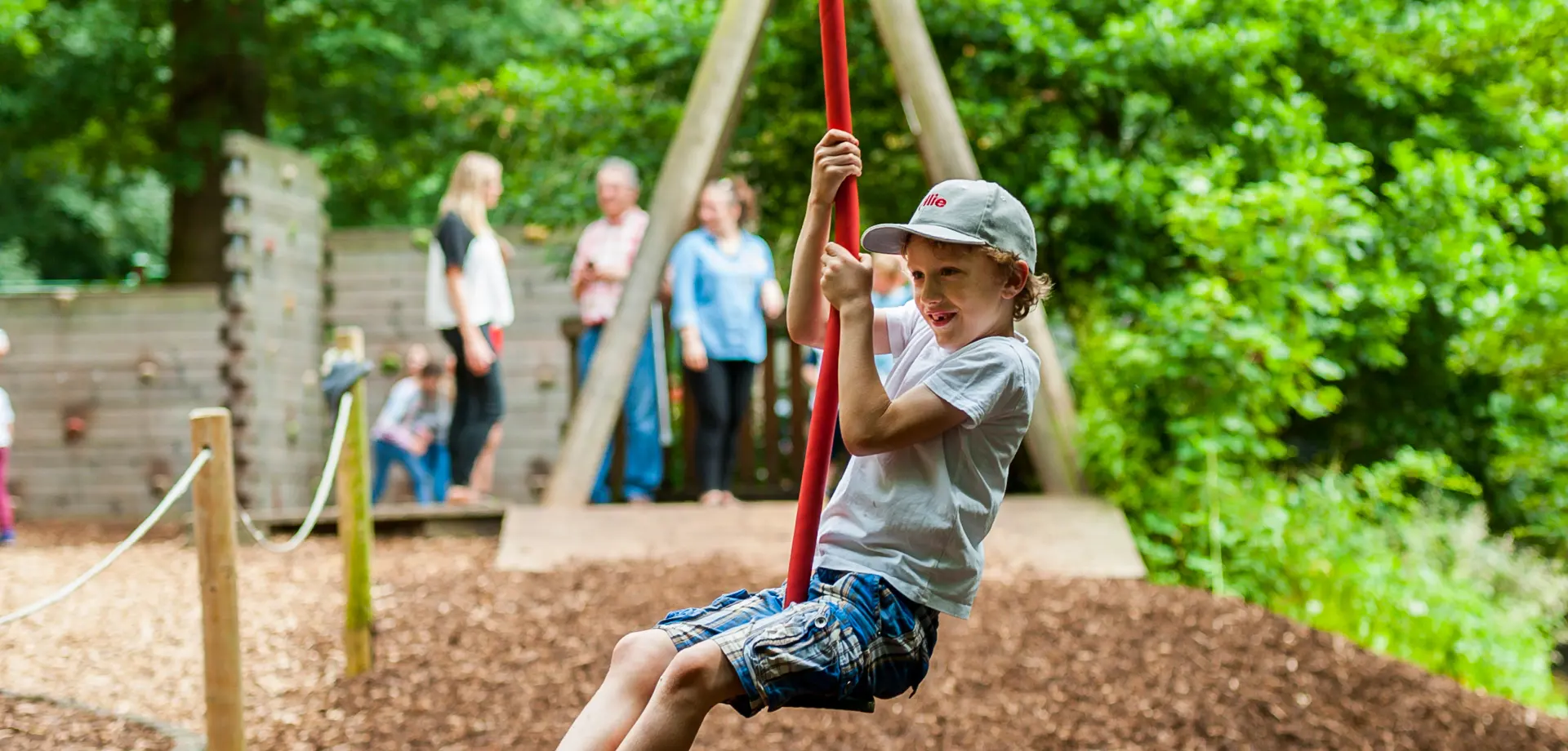 Half-term activities in the farmyard and playground