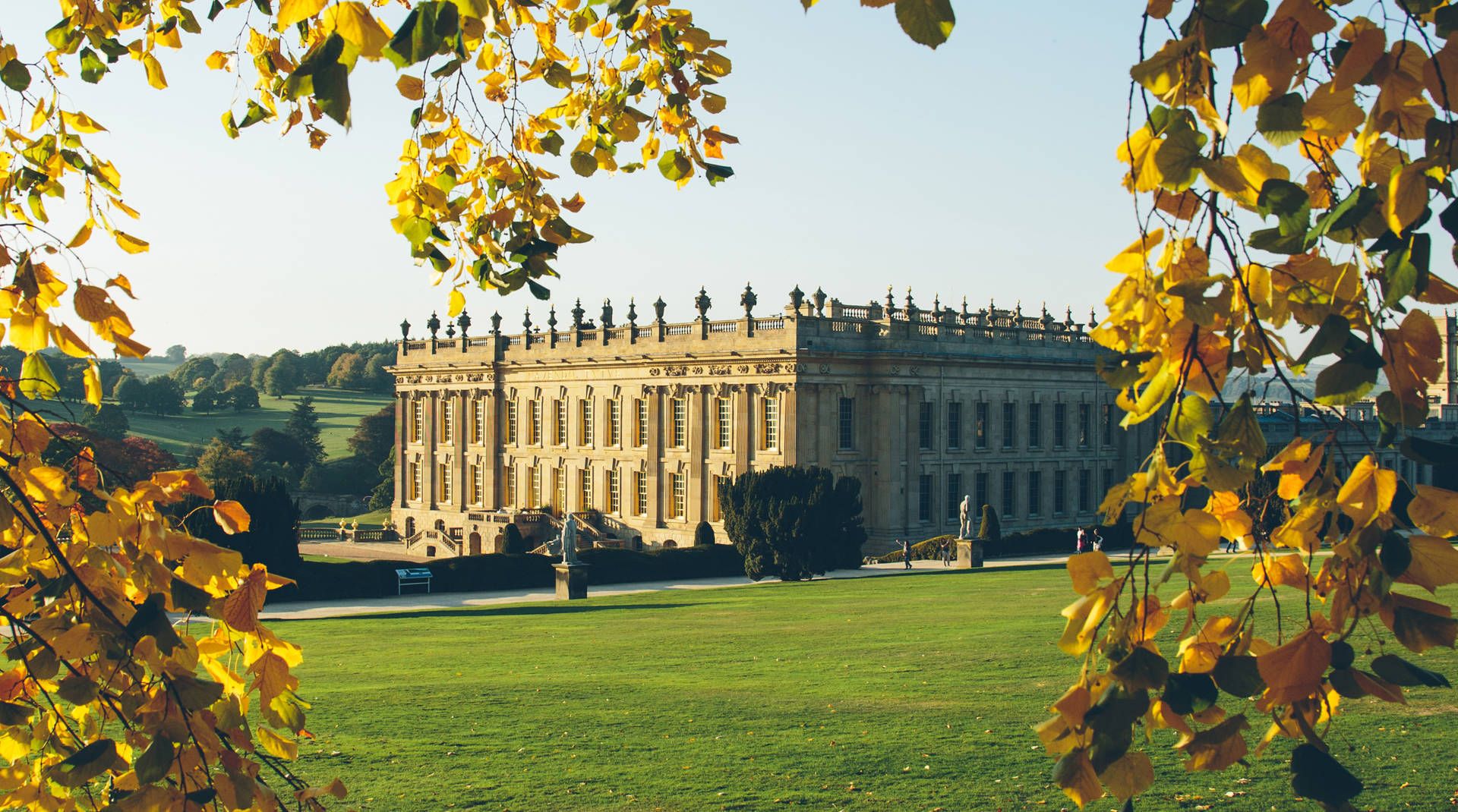 South and east facades of Chatsworth. Photo by Daniel Casson