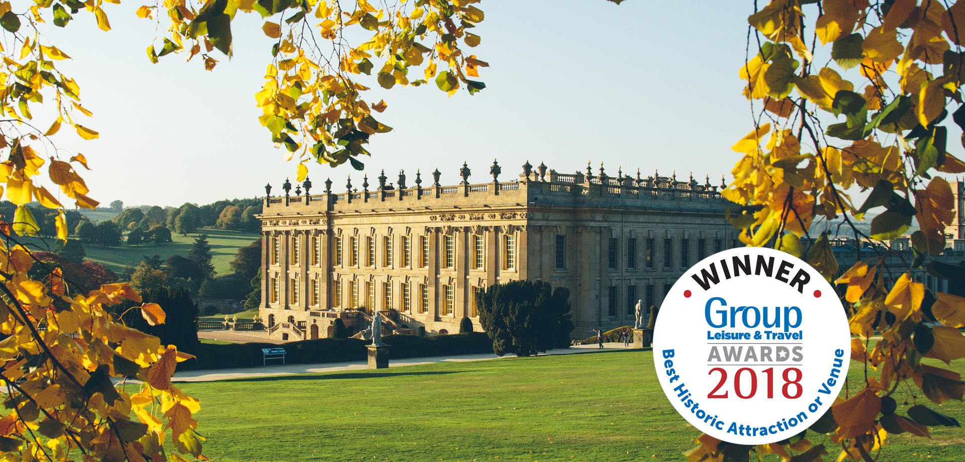 Chatsworth named 'Best Historic Attraction' at 2018 Group Leisure & Travel Awards