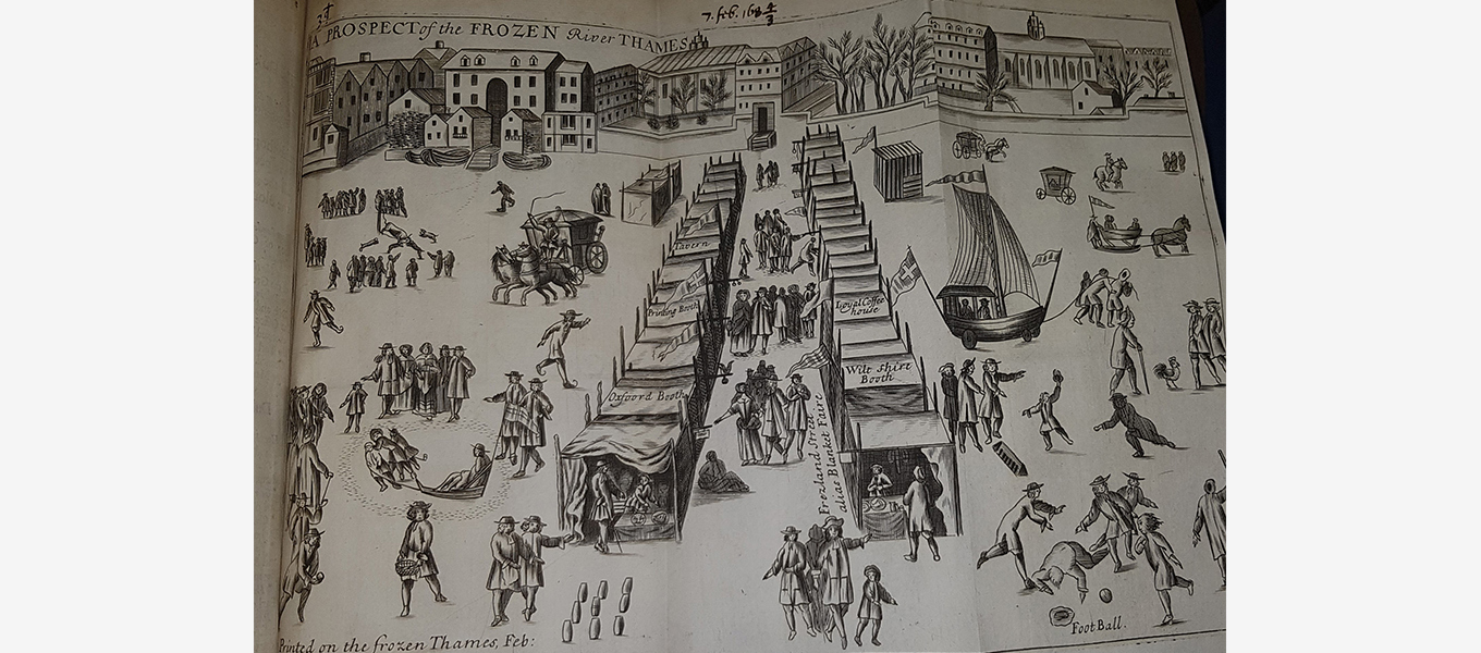 A prospect of the frozen river Thames February 1683/1684