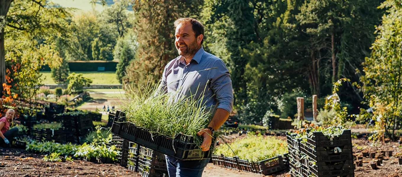 Steve Porter, head of gardens and landscape at Chatsworth