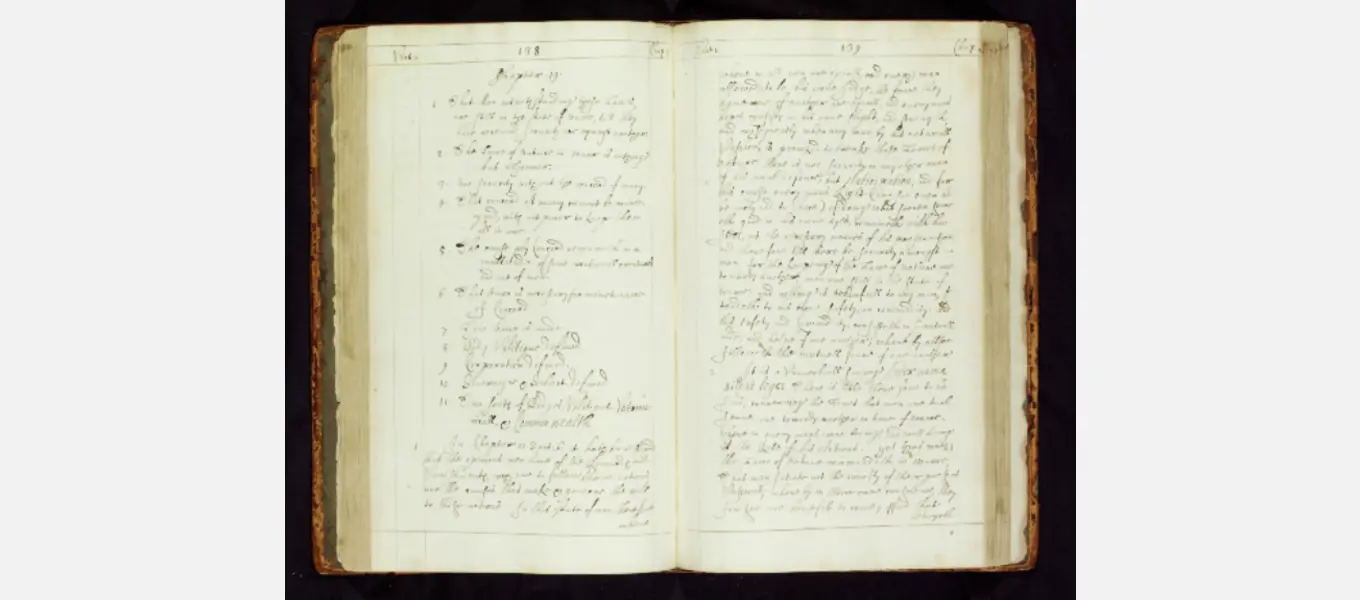 Manuscript of Thomas Hobbes’s Elements of Law.