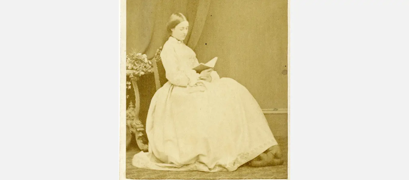 Photograph of Lucy Cavendish (née Lyttelton), c. 1870