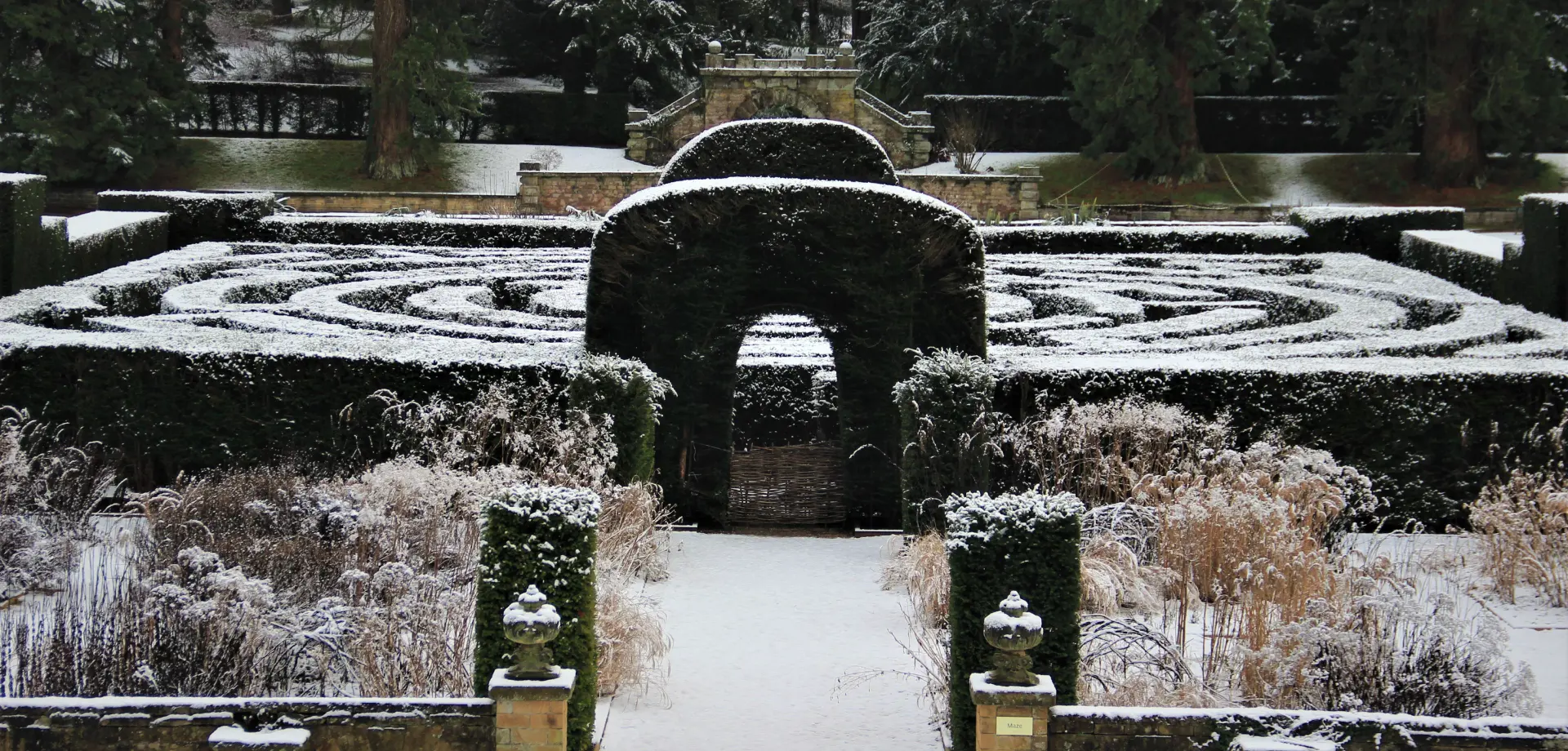 In the Chatsworth Garden: Winter