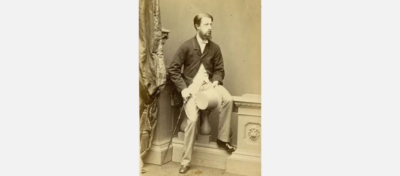 Spencer Compton Cavendish, 8th Duke of Devonshire, when Marquess of Hartington, c.1870. 