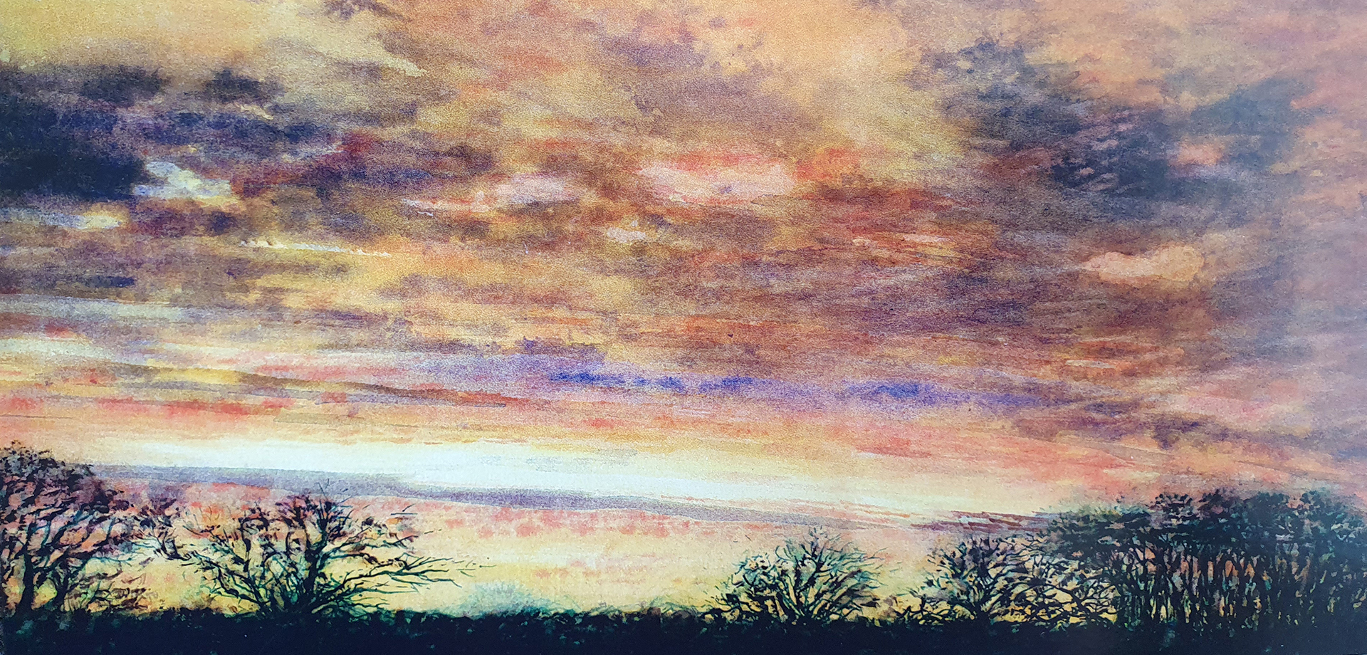 Sunset painting: Radical Horizons