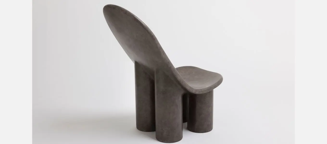 Spoon Chair / Moon by Faye Toogood, courtesy of Friedman Benda and Faye Toogood, photography by Angus Mill