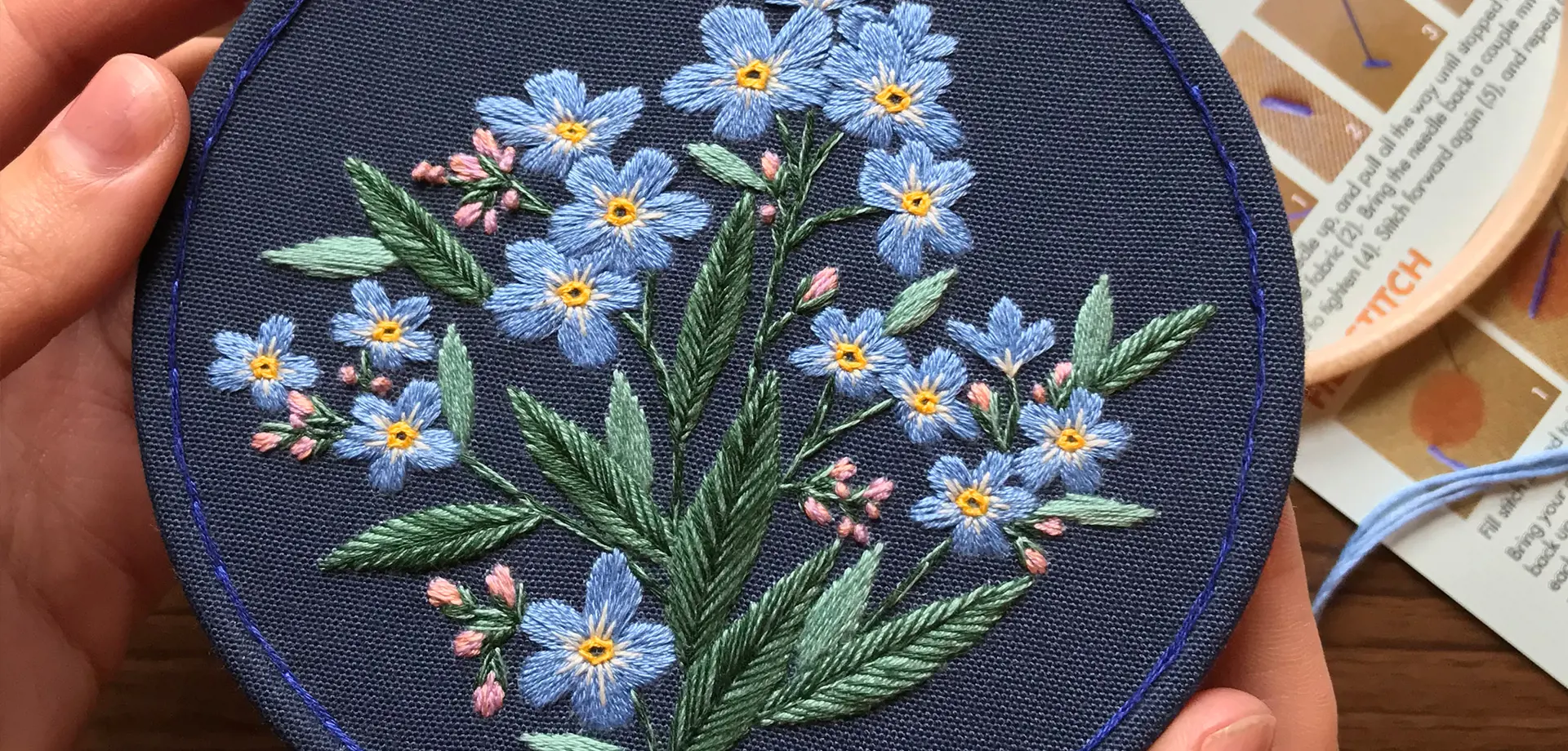 Botanical embroidery workshop