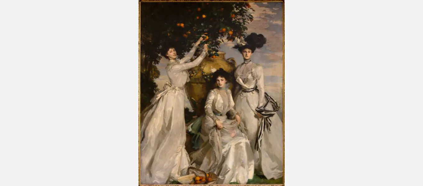 The Acheson sisters (Alexandra, Mary and Theo).1902. John Singer Sargent.
