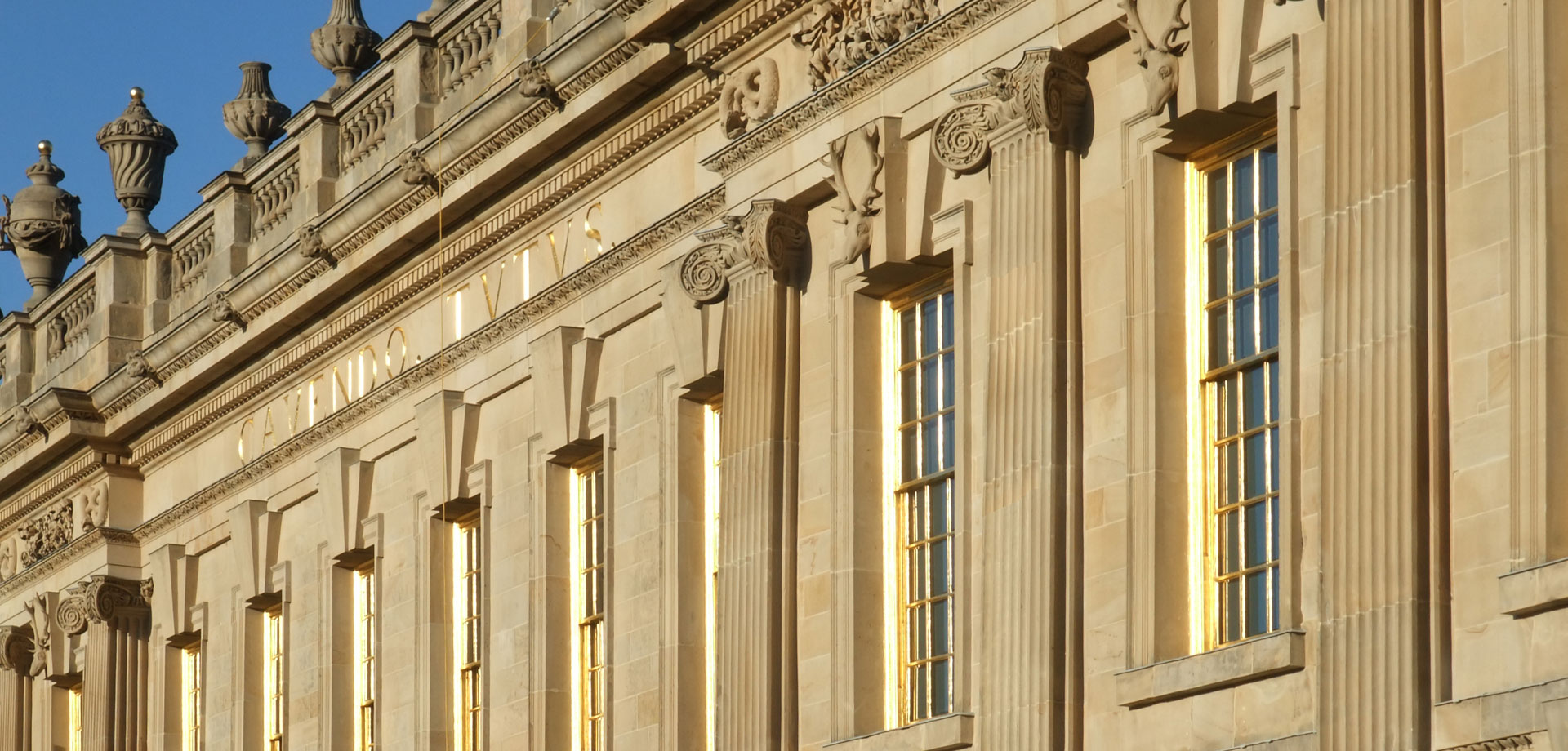 Repairing the windows in Chatsworth House