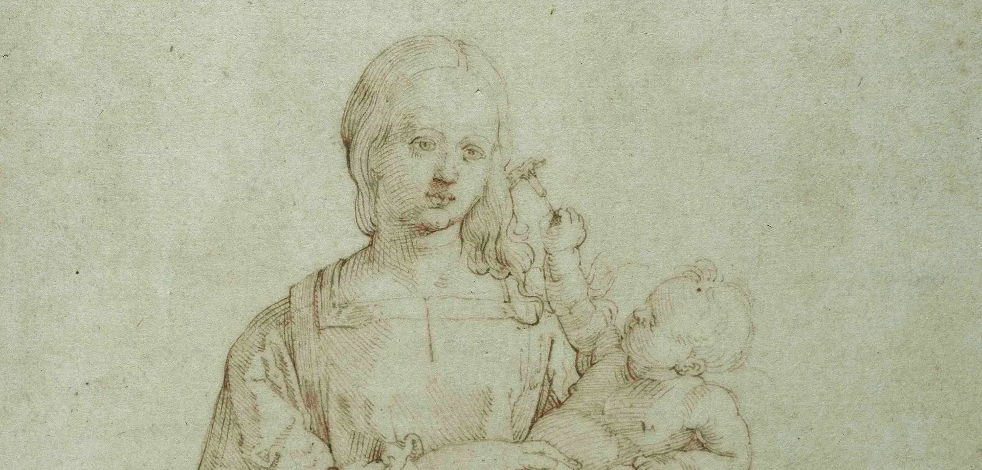 The Virgin and Child with Infant St John