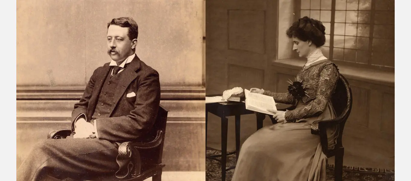 Victor Cavendish, 9th Duke of Devonshire (1868 - 1938) and Evelyn Cavendish (1870-1960)