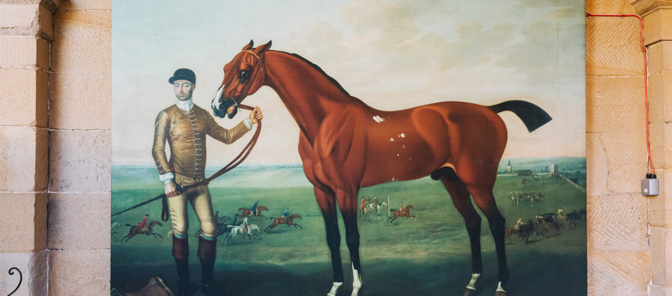 The Flying Childers and a stablehand