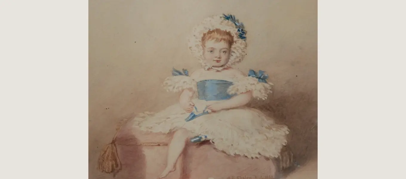 Portrait of William Cavendish ‘Can’ by Alfred Chalon, 1833