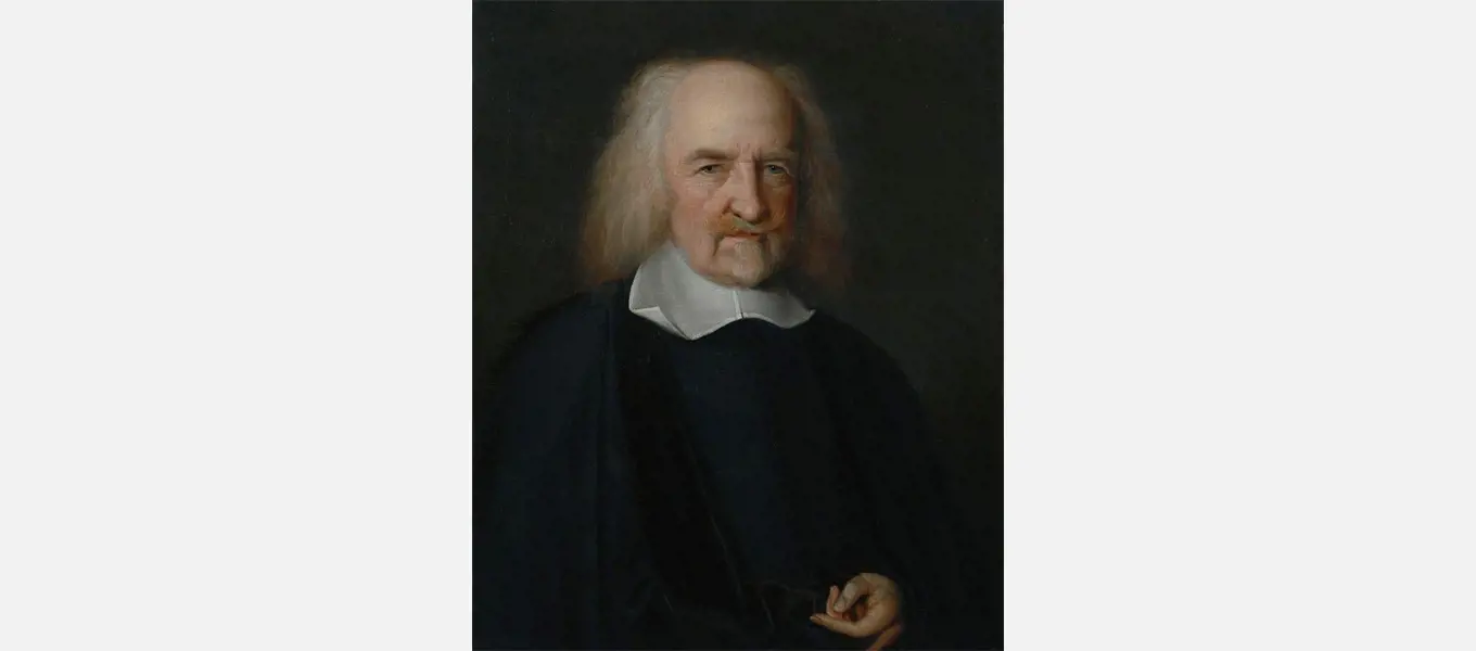 Thomas Hobbes by John Michael Wright, oil on canvas, circa 1669, NPG 225 (Creative Commons)