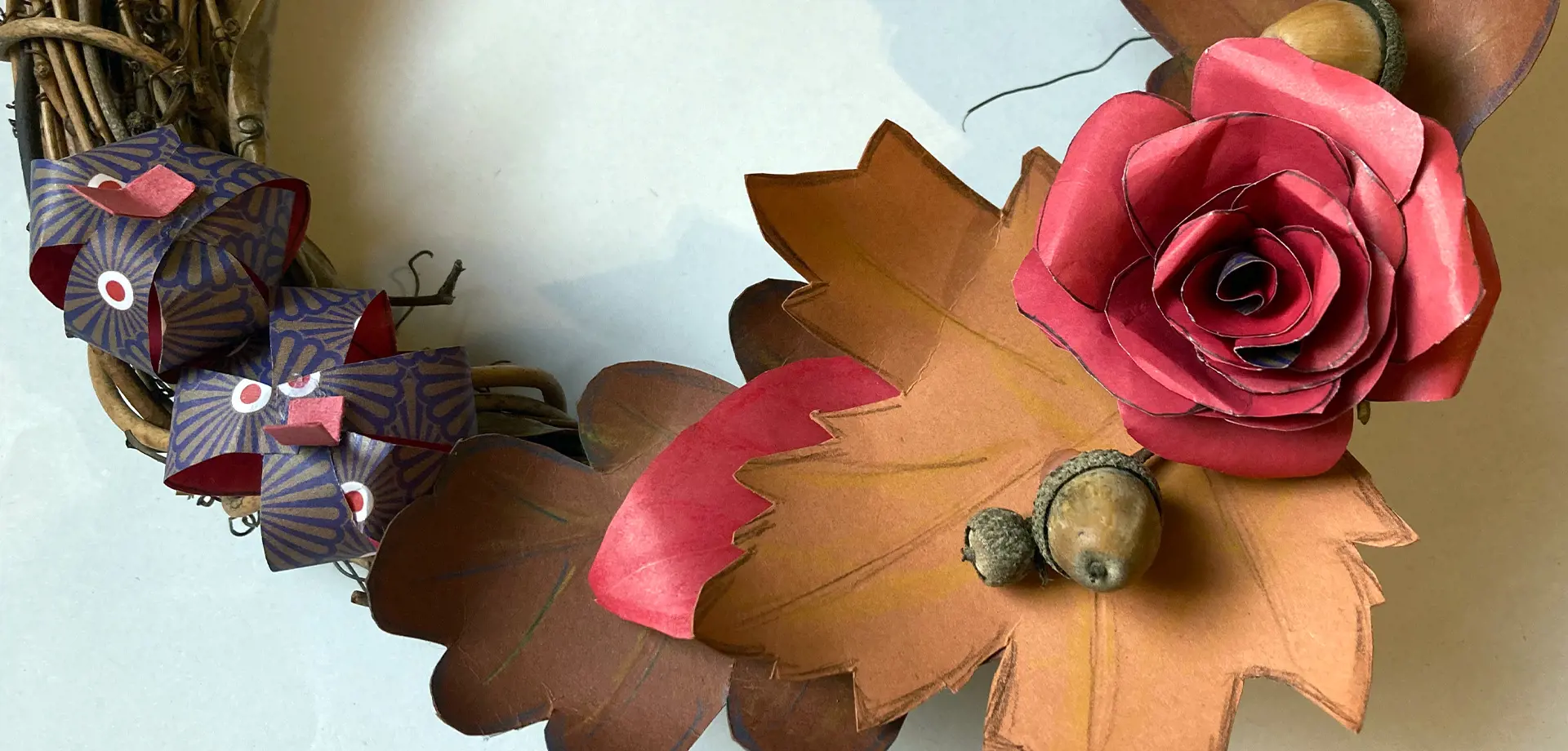 Autumnal Paper Wreaths Workshop
