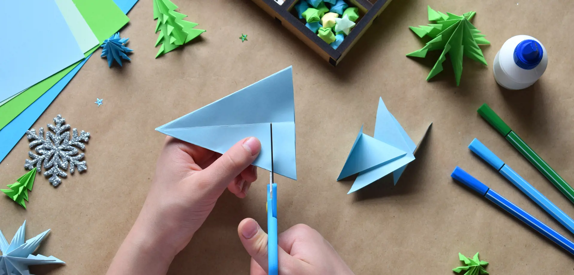 Paper magic - a children's Christmas workshop