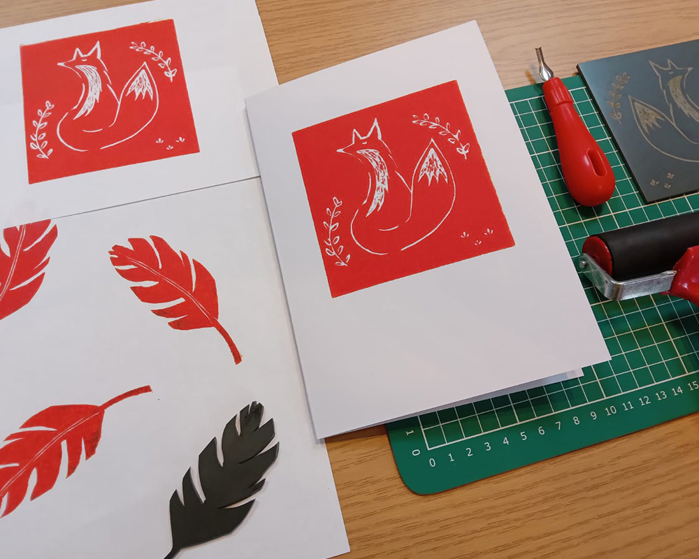 Festive printmaking