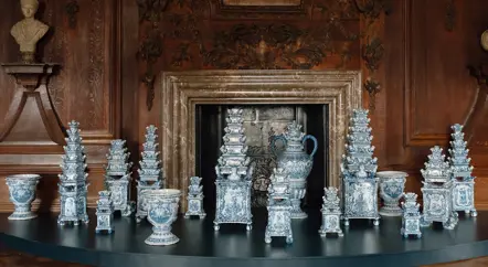 The Delft Tulip Vases at Chatsworth