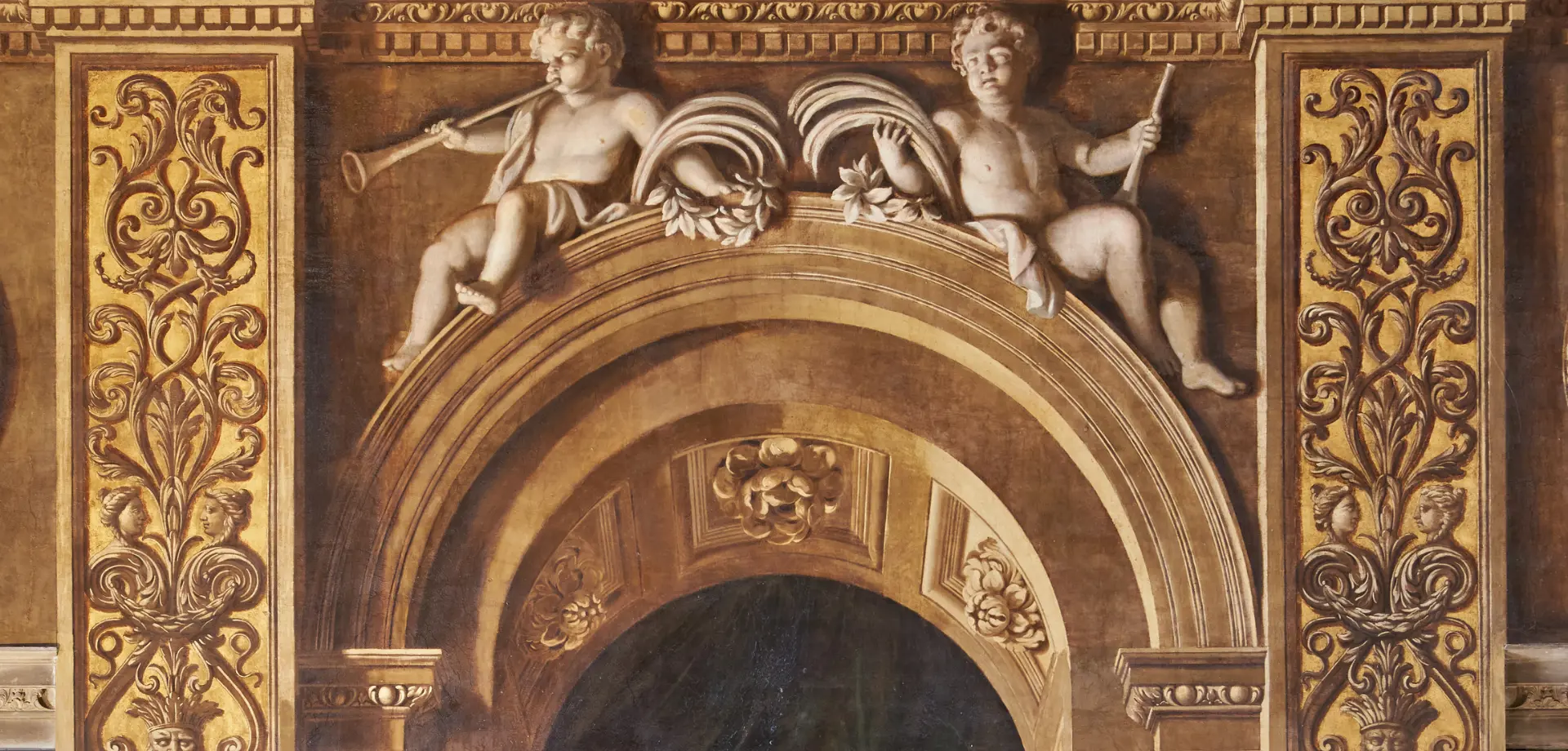 Murals in the Painted Hall
