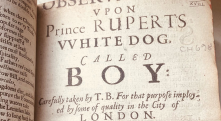 Prince Rupert’s White Dog Called Boy