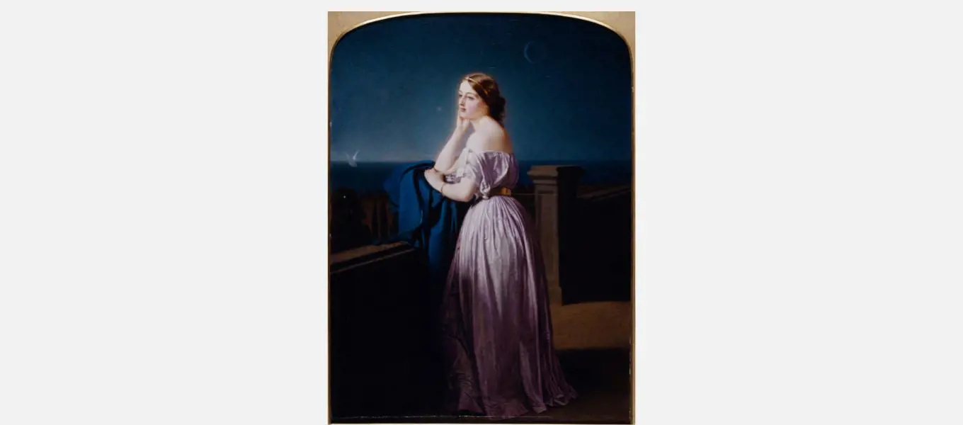 Louise Viscountess Mandeville c. 1852 by Robert Thorburn (1818-1885)